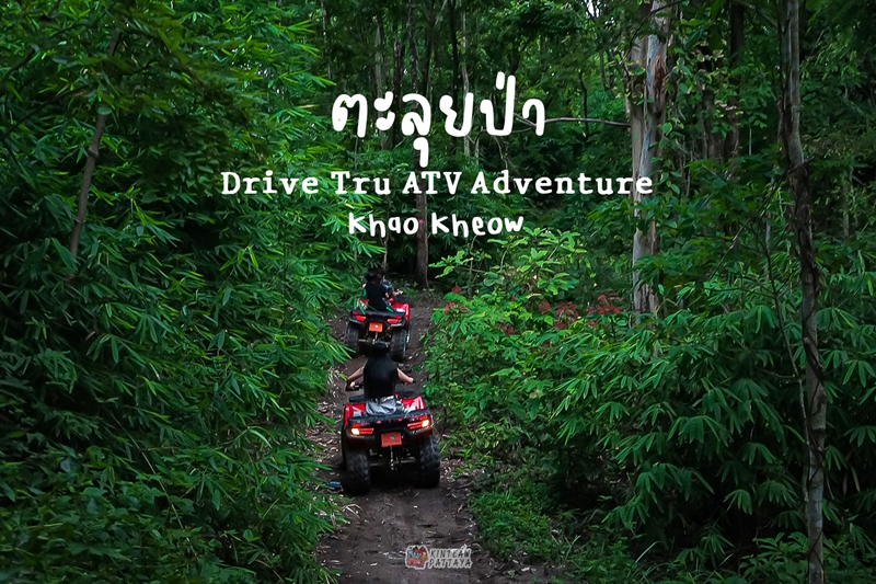 ขับATVตะลุยป่าเขาเขียว ที่ Drive Thru ATV Adventure on กินเที่ยวพัทยา.com :  รู้เรื่องกิน ฟินเรื่องเที่ยว กับกินเที่ยวพัทยา.com